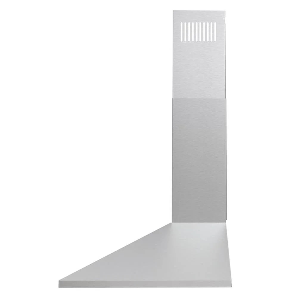 24 in. Ducted Wall Mount Range Hood in Stainless Steel with LED Lighting