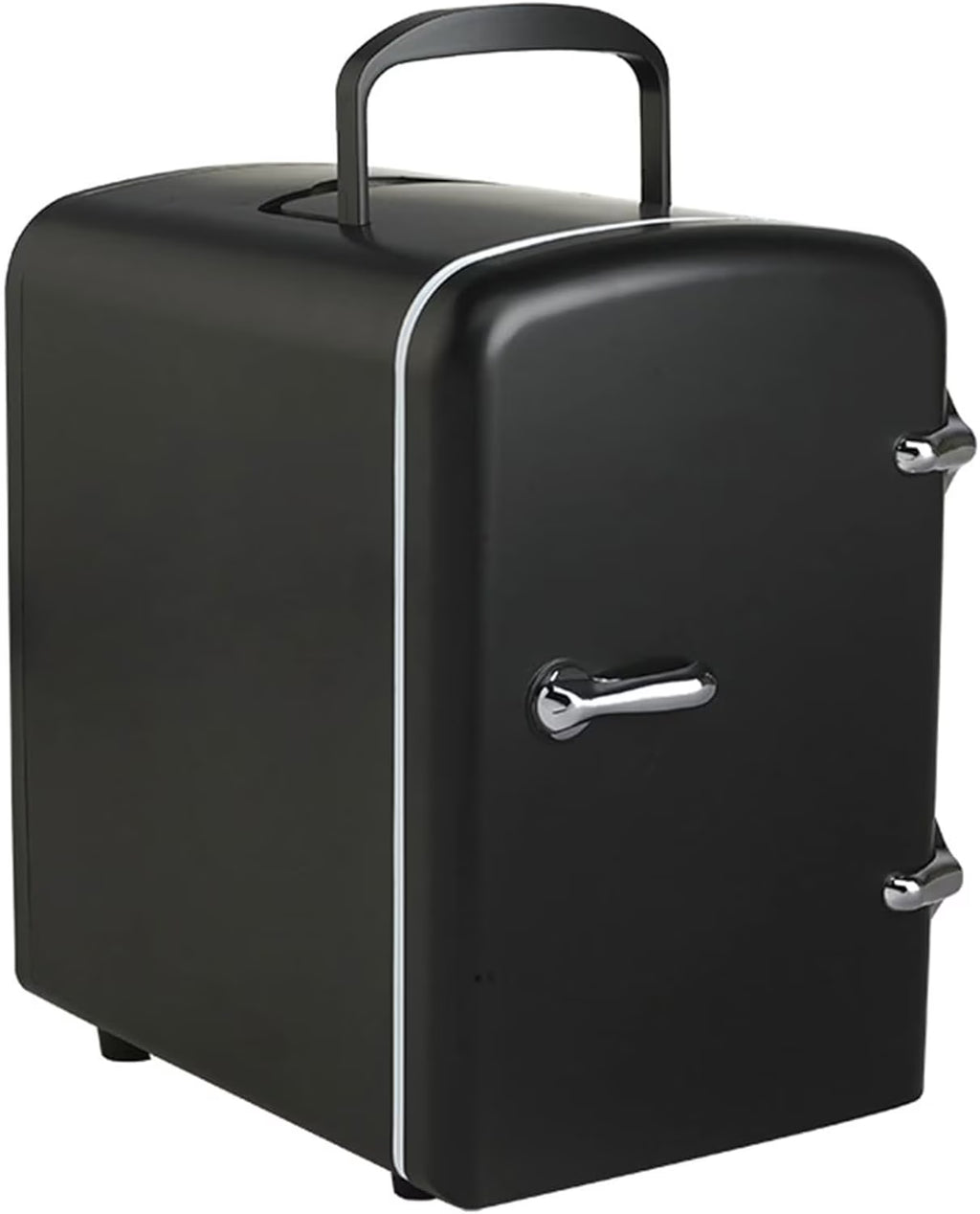Mini Fridge,Skincare Fridge,Portable 4-Liter Capacity Makeup Fridge,Ideal for Bedroom, Dorm, Car and Office Use,Thermoelectric Cooler and Warmer,Car Fridge (Black)