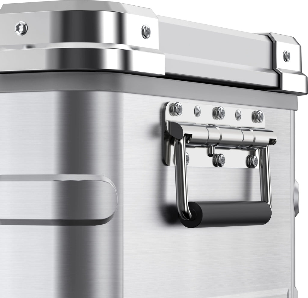 APL35 Aluminum Dual Zone 37QT Portable Refrigerator Silver