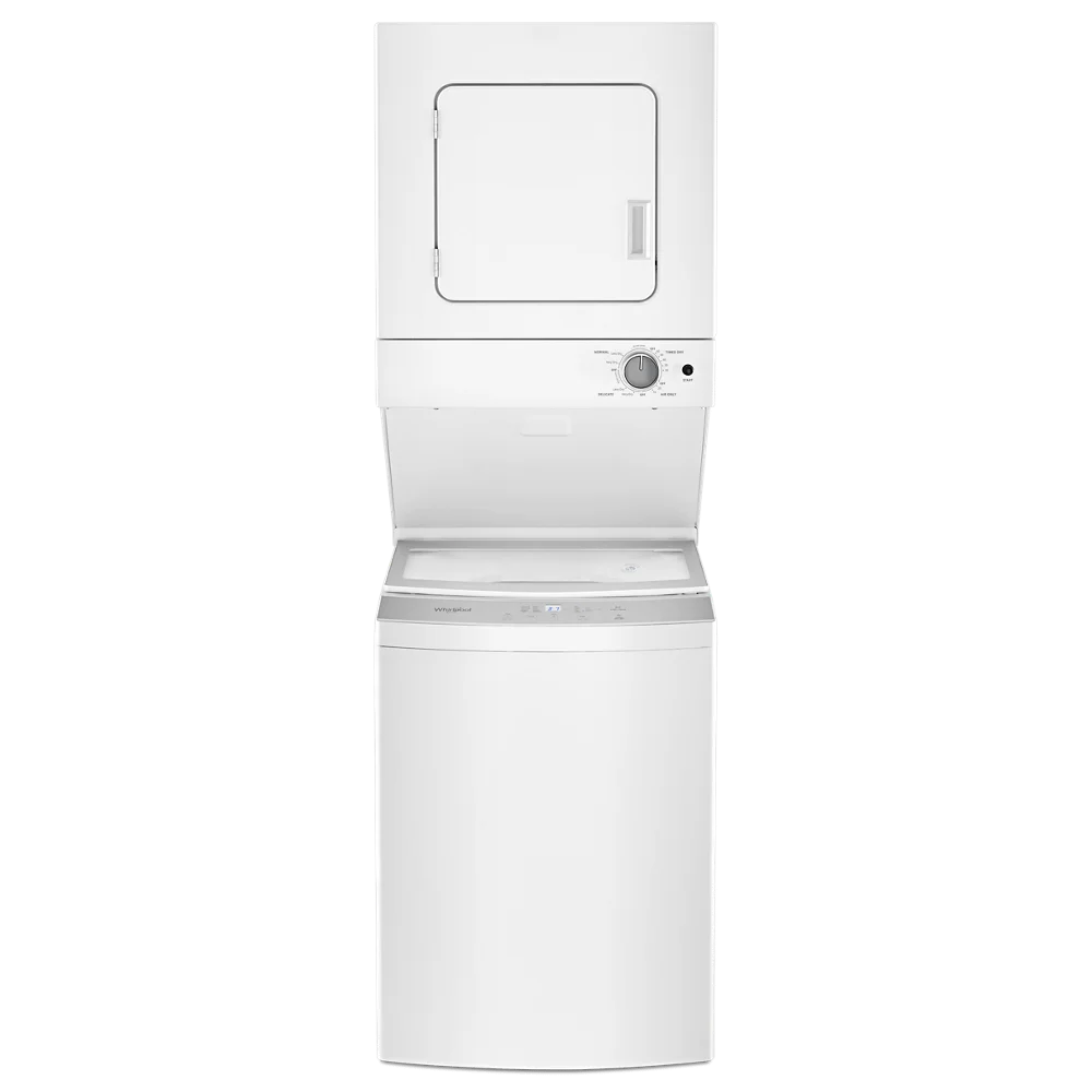 WHIRLPOOL WET4124HW combination washer electric dryer
