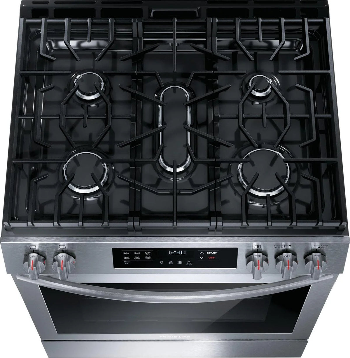 Frigidaire Fcfg3083a 30" Wide 5.1 Cu. Ft. Gas Range - Stainless Steel