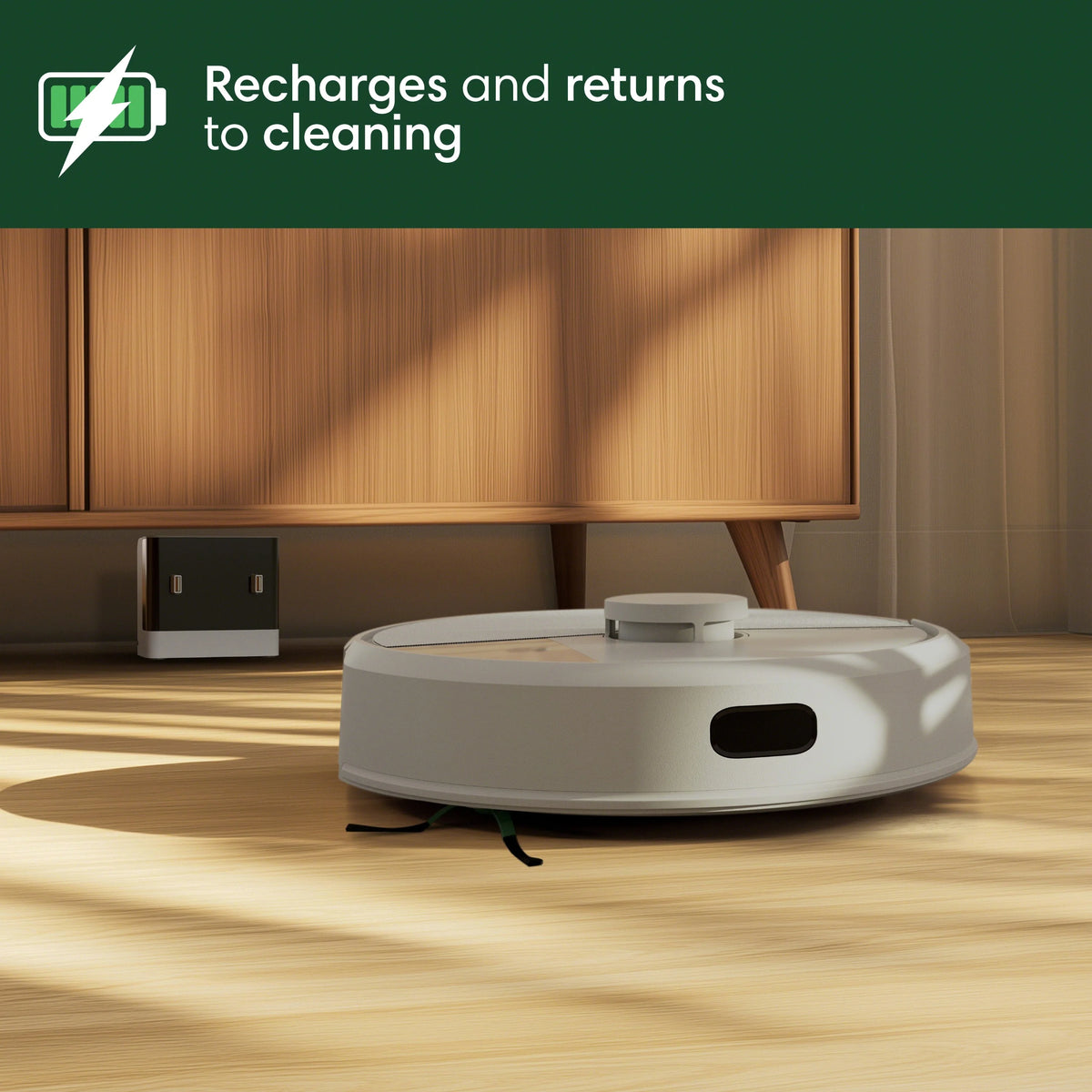 iRobot Roomba 1010 Combo Robot Vacuum & Mop, 2 in 1 for Carpet & Hard Floors, Self-Charging, Intense Power-Lifting Suction, Avoids Mopping Carpets, LiDAR Navigation, Model# Y311620
