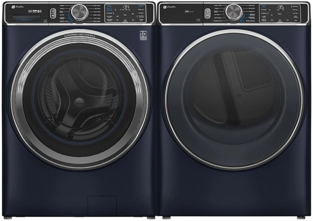 Ge Profile Pfd87es 28" Wide 7.8 Cu. Ft. Energy Star Certified Electric Dryer - Blue