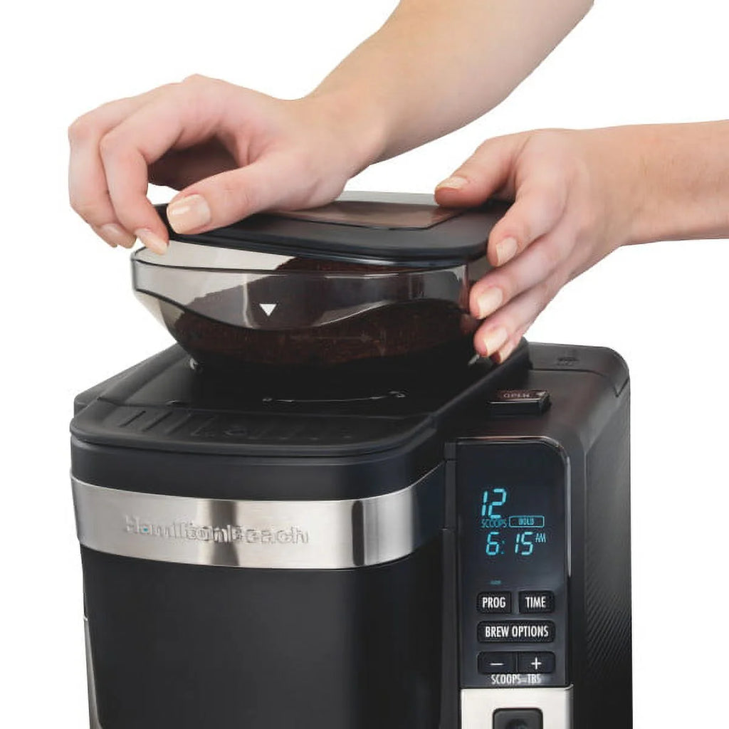 Hamilton Beach? Auto Grounds Dispensing Coffee Maker | Model# 45400