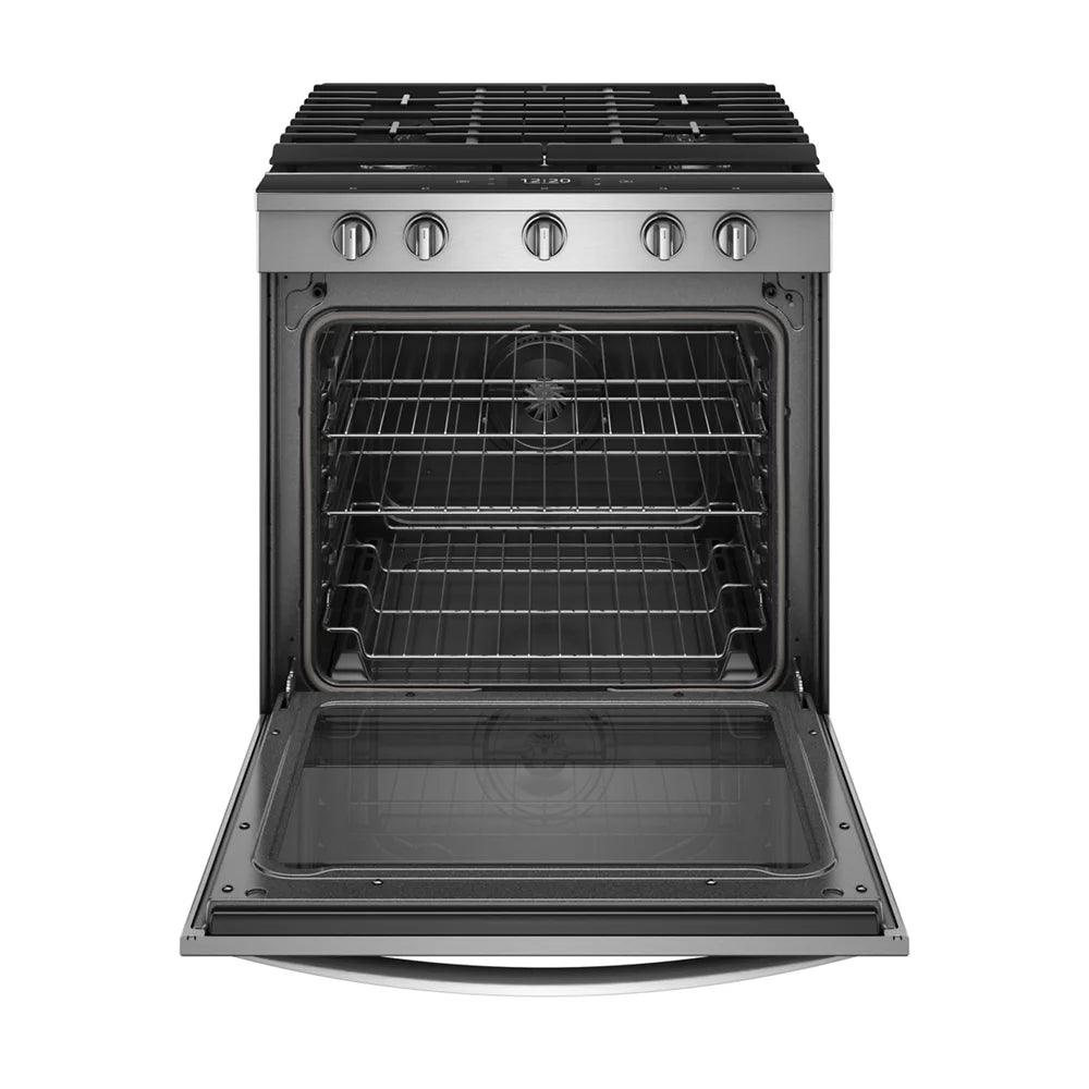 WHIRLPOOL WEG750H0HZ slide in gas range