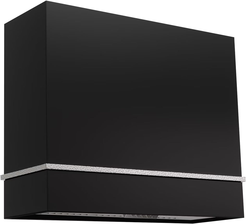 Akicon Range Hood 36 Inch, Ultra Quite Stainless Steel Kitchen Hood, Wall Mount Square Vent Hood with LED Light and Dishwasher-Safe Filters, Hood Vents for Kitchen, 3 Speeds, 600 CFM (AK-HS36HB-SWG)
