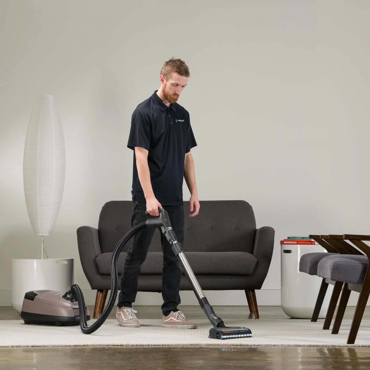 Prolux QX60 Canister Vacuum Cleaner with Wessel Werk EBK250 Power Nozzle