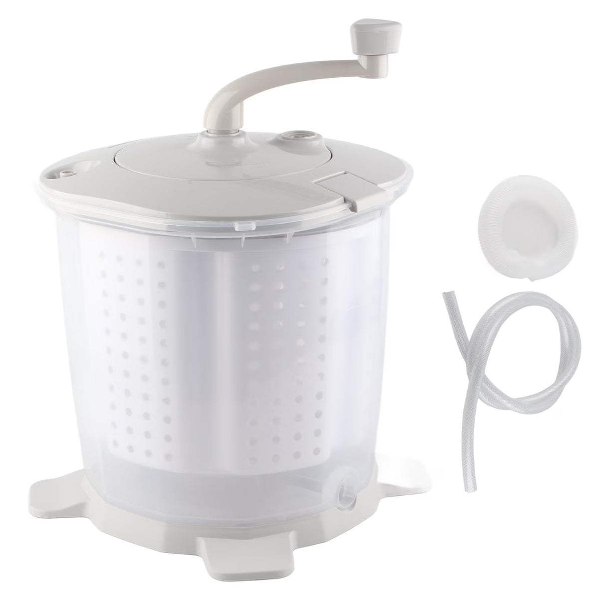 OHHANI Mini Manual Washing Machine Multifunctional ABS Material Detachable Dehydration Basket 1200rpm