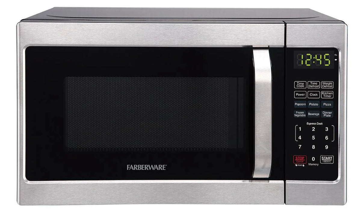 Farberware 1.1 Cu. Ft. 1000-Watt Compact Microwave Oven, Black