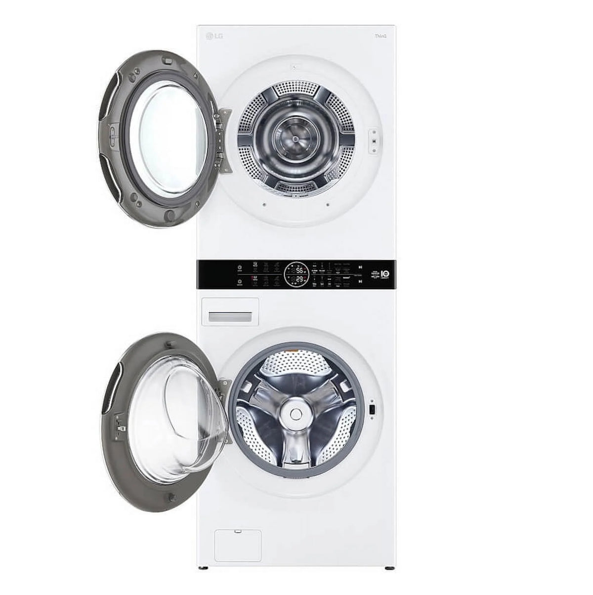 LG WKHC252HWA  27 Inch Electric Laundry Tower with 5 cu ft Front Load Washer