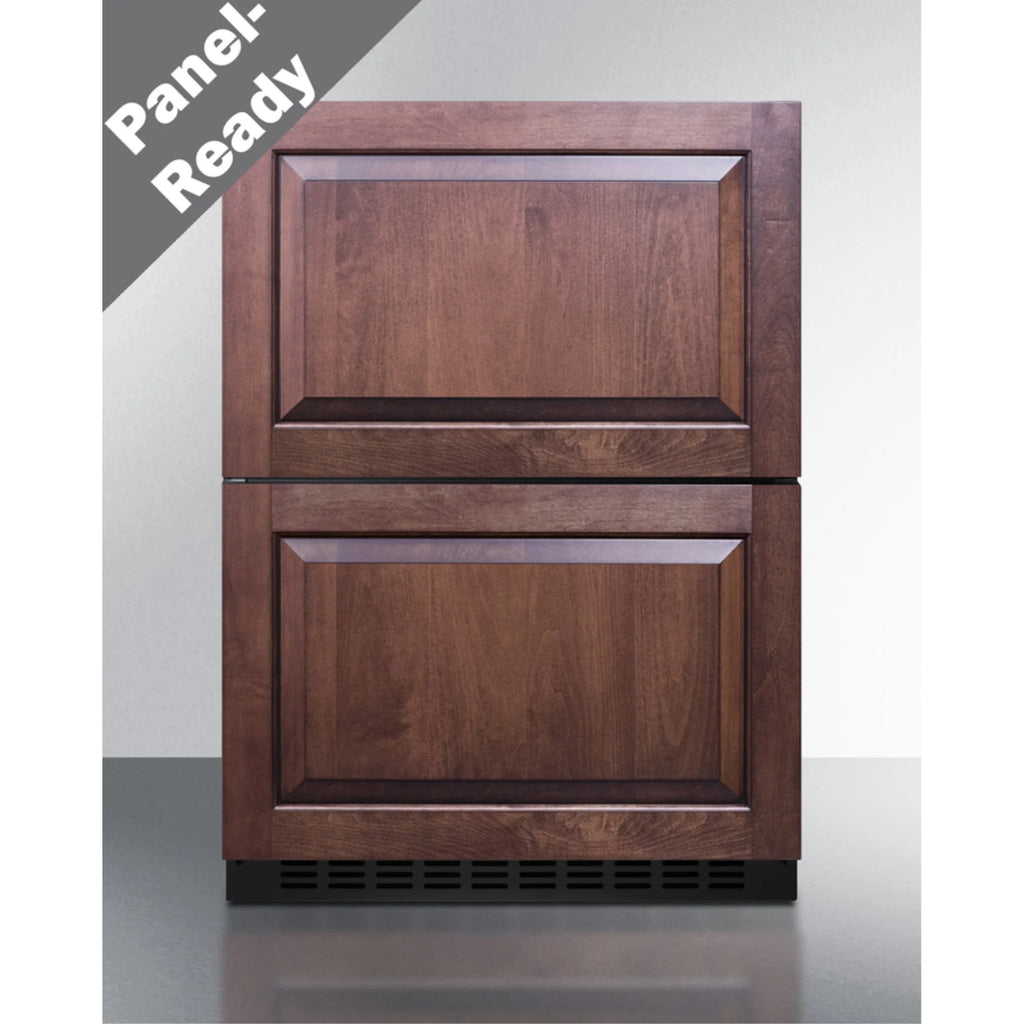 24" Wide 2-Drawer All-Freezer, ADA Compliant, black