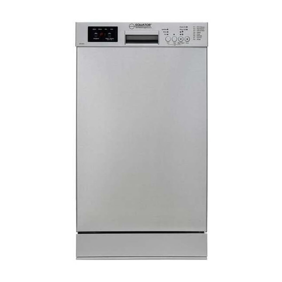 Equator 18"Dishwasher Europe ADA Builtin 10 Place Sani Delay 1/2 Load 51dB