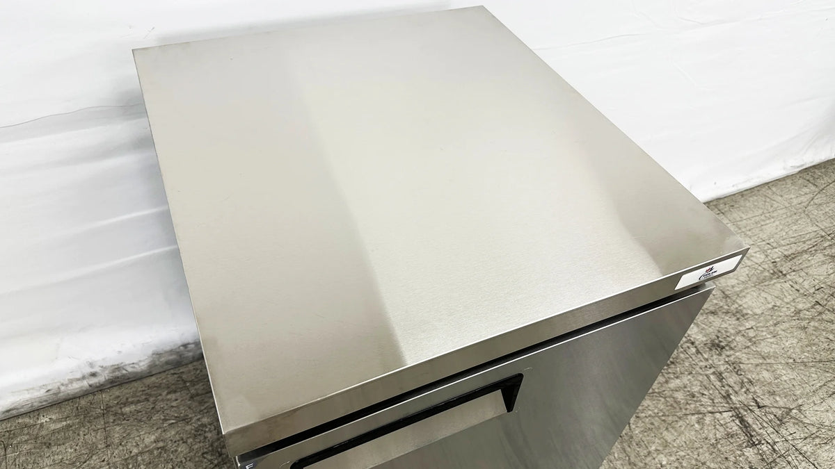 Cooler Depot 27.5 In. 7.2 Cu.ft Stainless Steel Undercounter Freezer AUF-0776 NSF ETL Certified