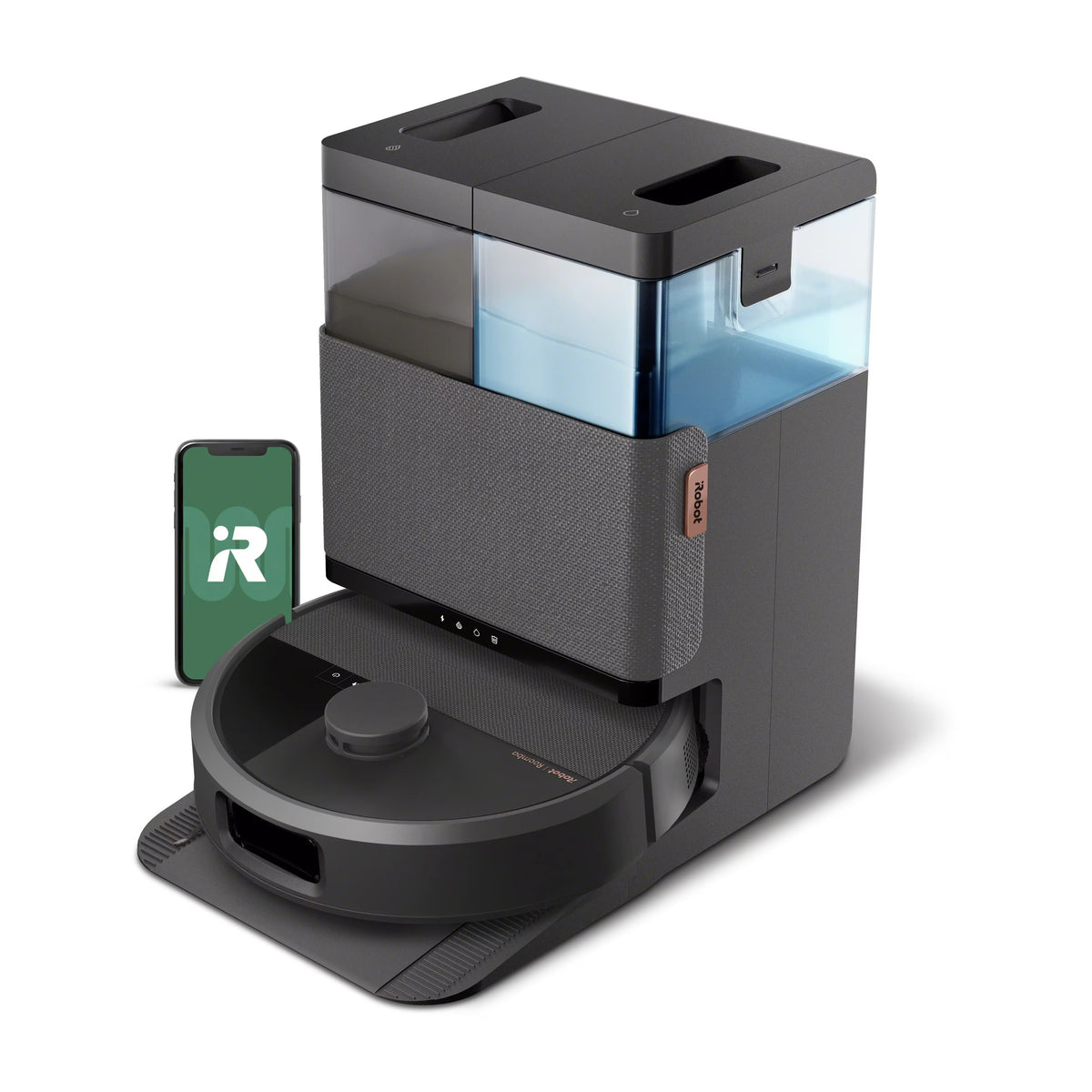 iRobot Roomba Plus 405 Combo Robot Vacuum & Mop + AutoWash Dock, 2-in-1 for Carpet and Hard Floors, Self Empties, LiDAR, Avoids Mopping Carpets, Pad Wash & Dry, Model# G185020