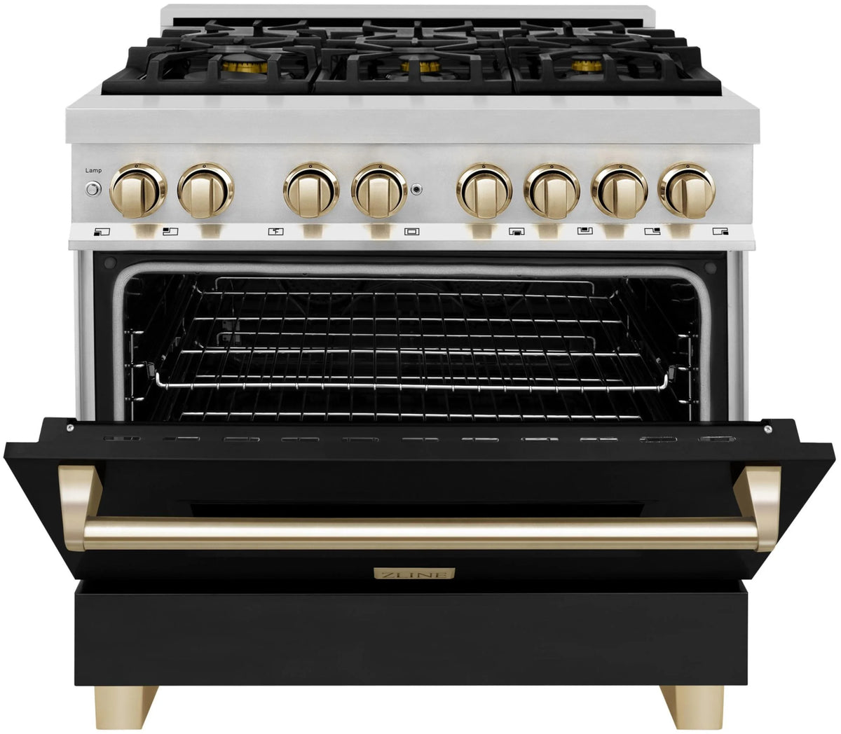 ZLINE KITCHEN AND BATH RAZWM36G professional gas range