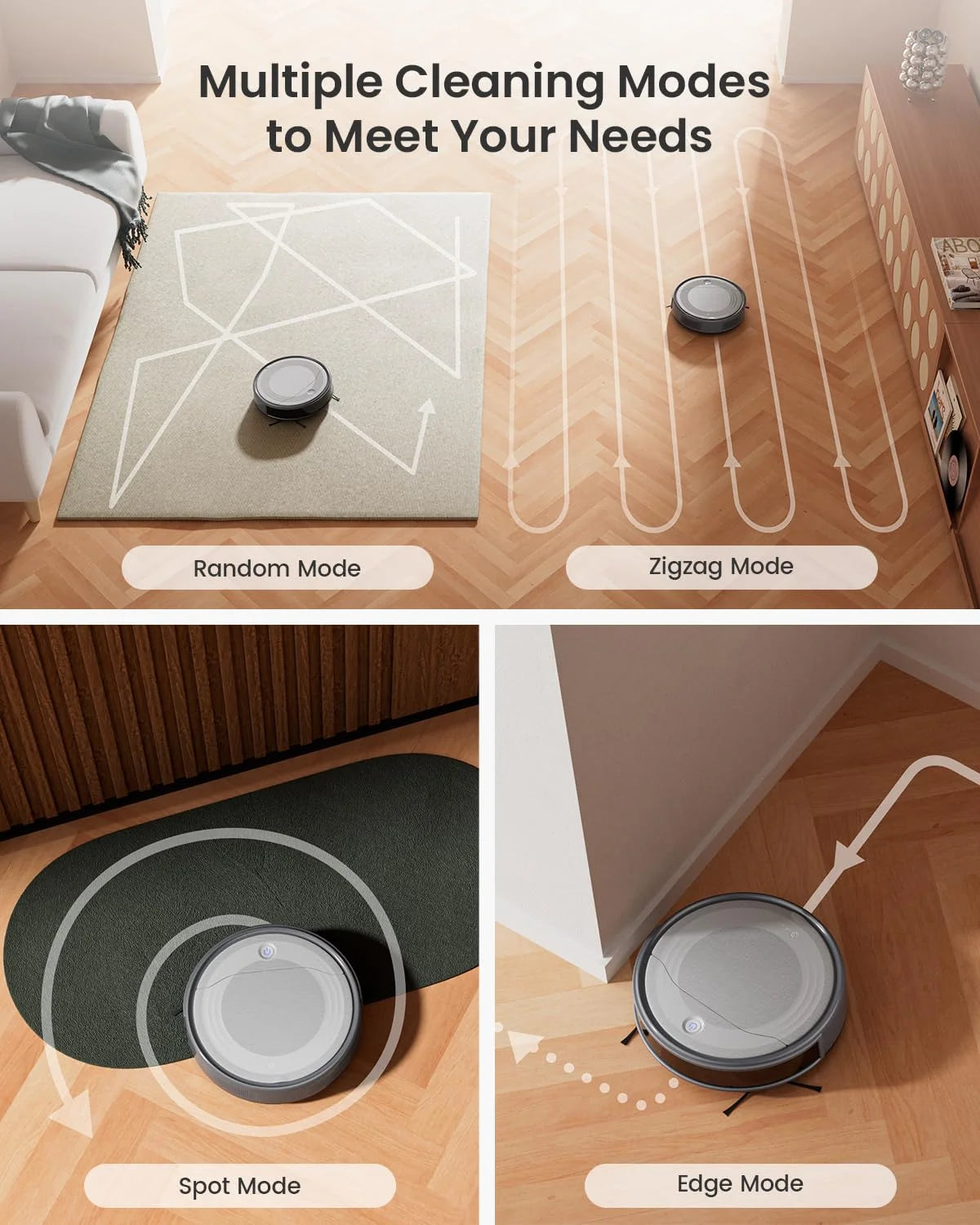Lefant Robot Vacuum Cleaner with 4500Pa Suction, PSD Obstacle Avoidance, APP/Remote/Voice Control,Ideal for Pet hair, M310