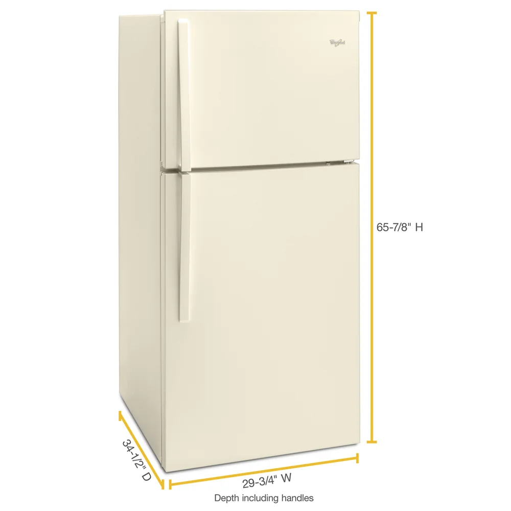 WHIRLPOOL WRT519SZDT TOP FREEZER FREESTANDING REFRIGERATOR Stainless Steel