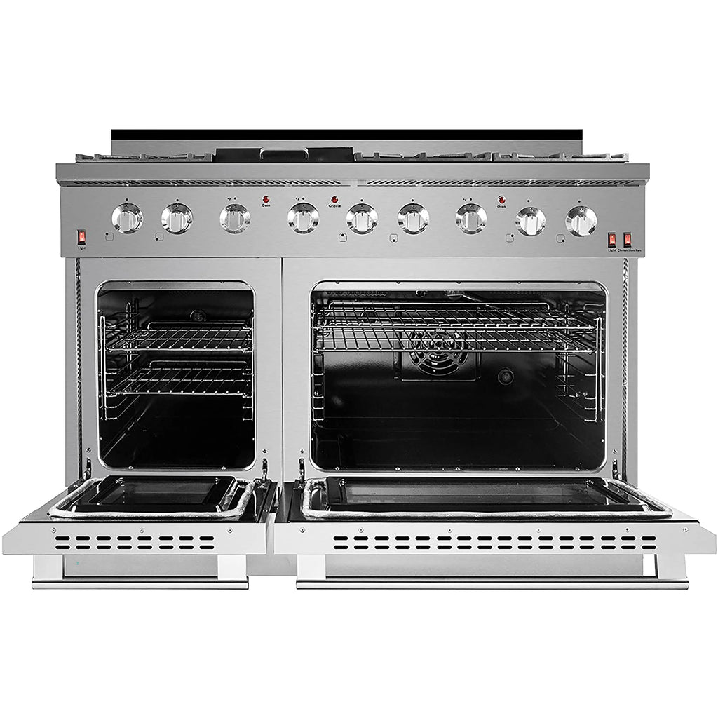 NXR  48" Stainless Steel Pro-Style Propane Gas Range with 7.2 cu.ft. Convection Oven SC4811LP