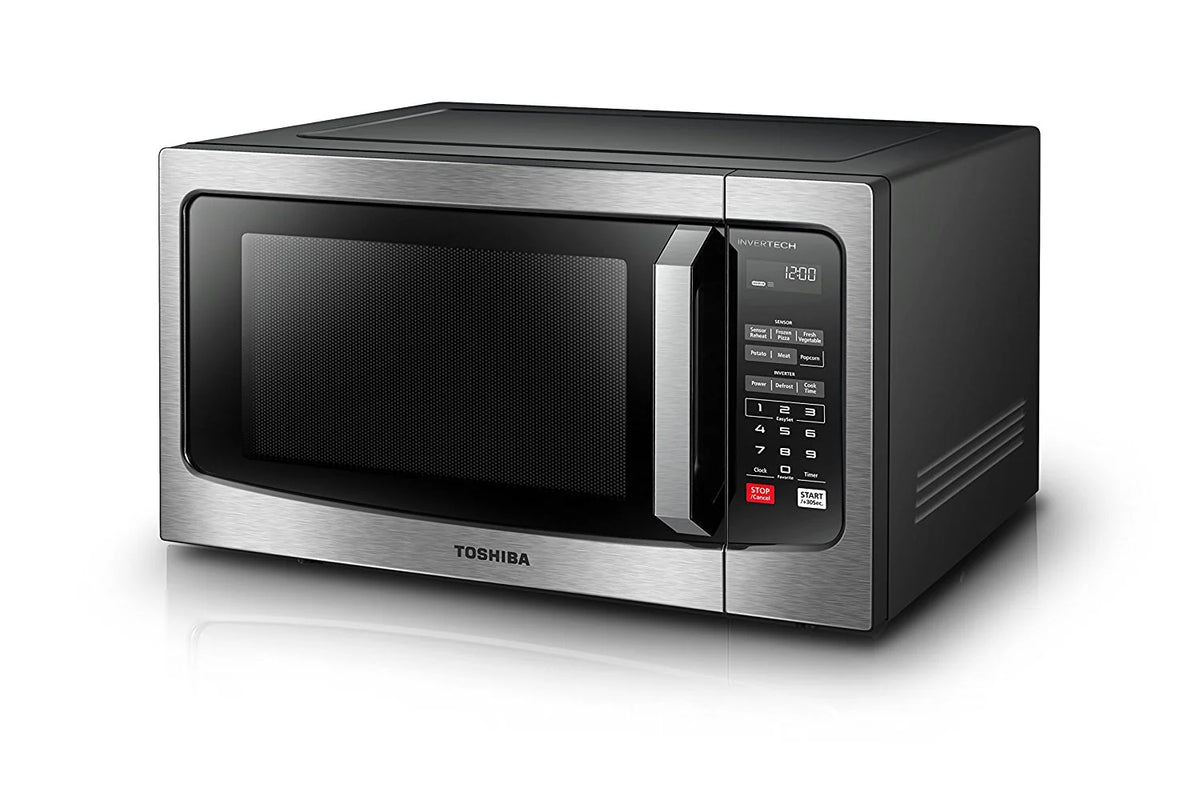 Toshiba MLEM16PST 1.6 Cu. Ft. Microwave with Inverter Technology, Stainless Steel