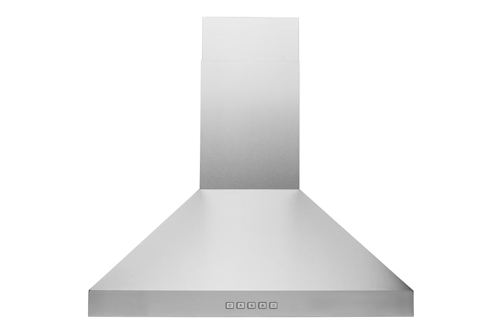 Hauslane Chef Series PRO Model WM-530 36" Wall Mount Chimney Range Hood 120 Volts Ducted or Ductless in Stainless Steel