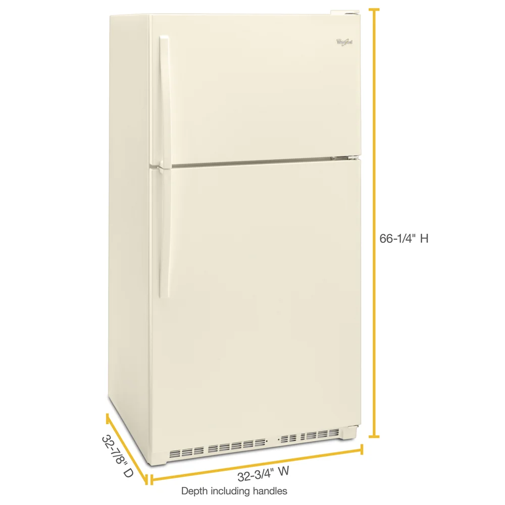 WHIRLPOOL WRT311FZDT top freezer freestanding refrigerator