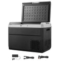 VEVOR Portable Car Refrigerator 53 Qt, 12V Portable Freezer with Single Zone, 12/24V DC & 110-240V AC Electric Cooler with -4�H-68�HCooling Range, for Car Truck Vehicle RV Boat Outdoor & Home use