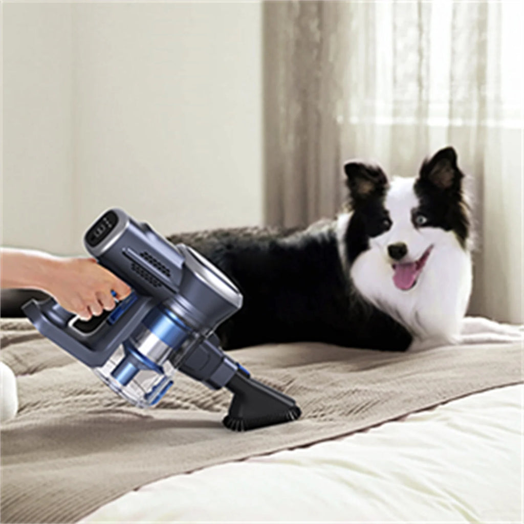 Lubluelu Free-Standing Vacuum Cleaner 25KPa,Powerful Lightweight Cordless 6 in 1 Stick Vacuum Cleaner for Carpet Floor Pet Hair Home