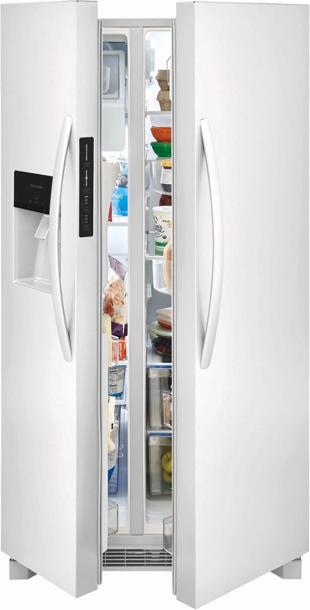 Frigidaire FRSS2623AW 26 Cu. Ft. 36'' Standard Depth Side-by-Side Refrigerator, White