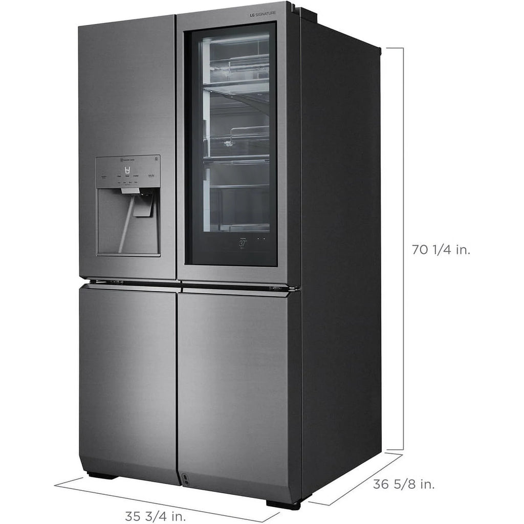 LG Freestanding French Door Refrigerator, Gray