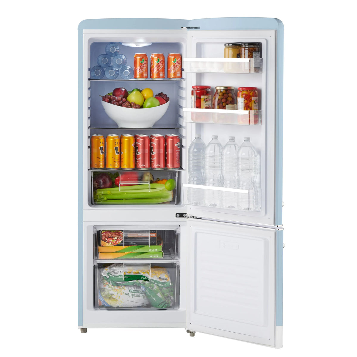 iio 7 cu. ft. Retro refrigerator with bottom freezer
