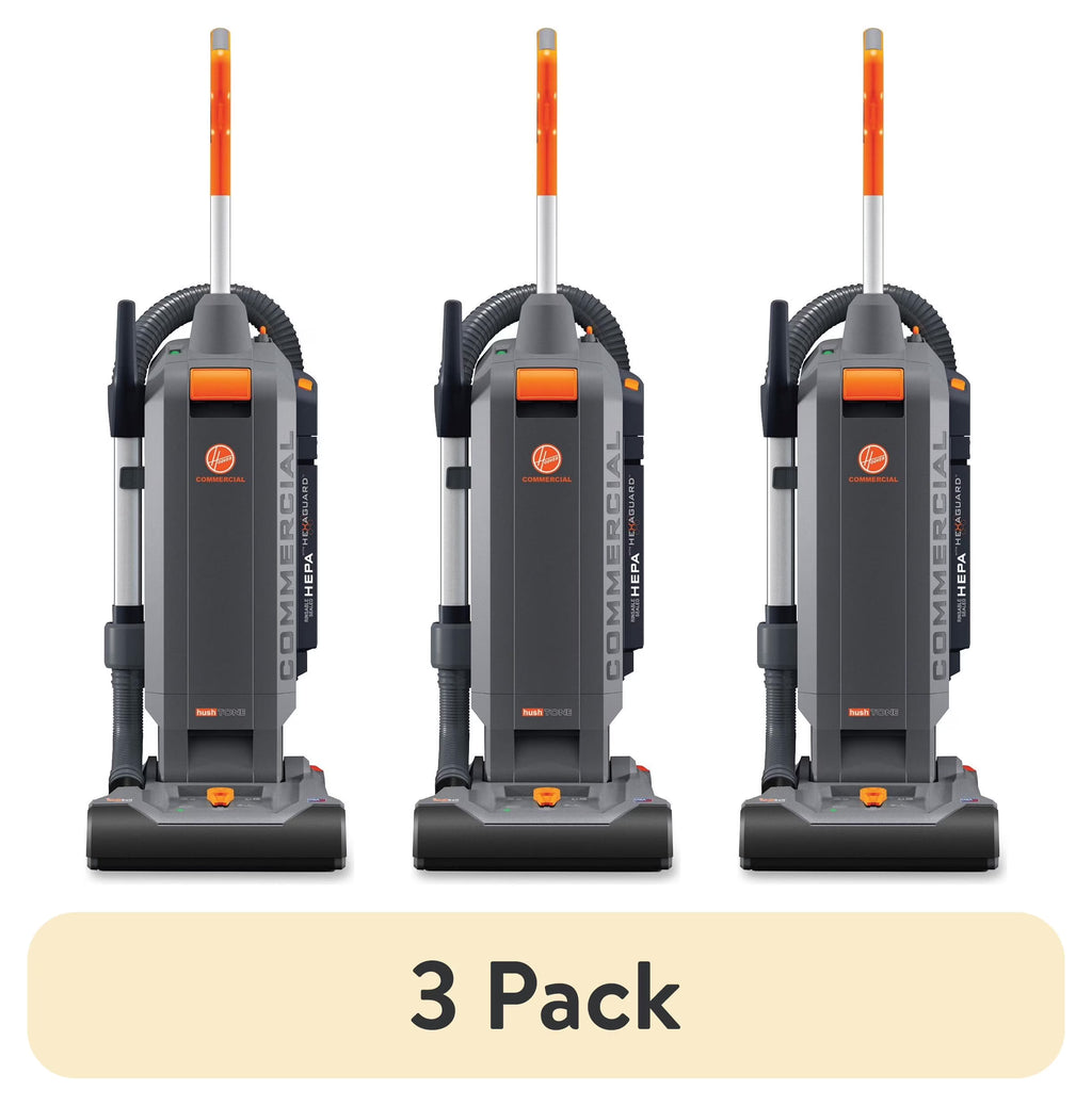 Hoover Commercial HushTone 13+ Plus Upright Vacuum Cleaner, Gray, CH54113