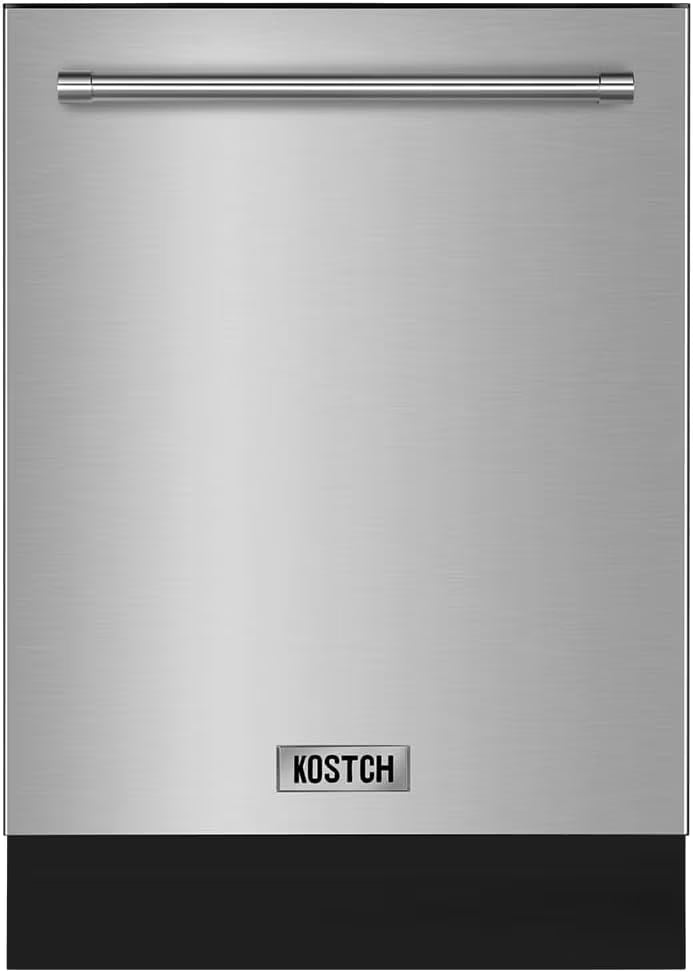 Large Capacity 24 inch Top Control Built-In Dishwasher with Third Rack �C ENERGY STAR Certified, 47-dBA Ultra-Quiet, Stainless Steel (Stainless Steel)