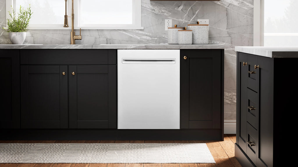 Kenmore Elite 24" Built-in Stainless Steel Tub Dishwasher, TotalFlex 3rd Rack, SmartWash, Energy Star Certified, White