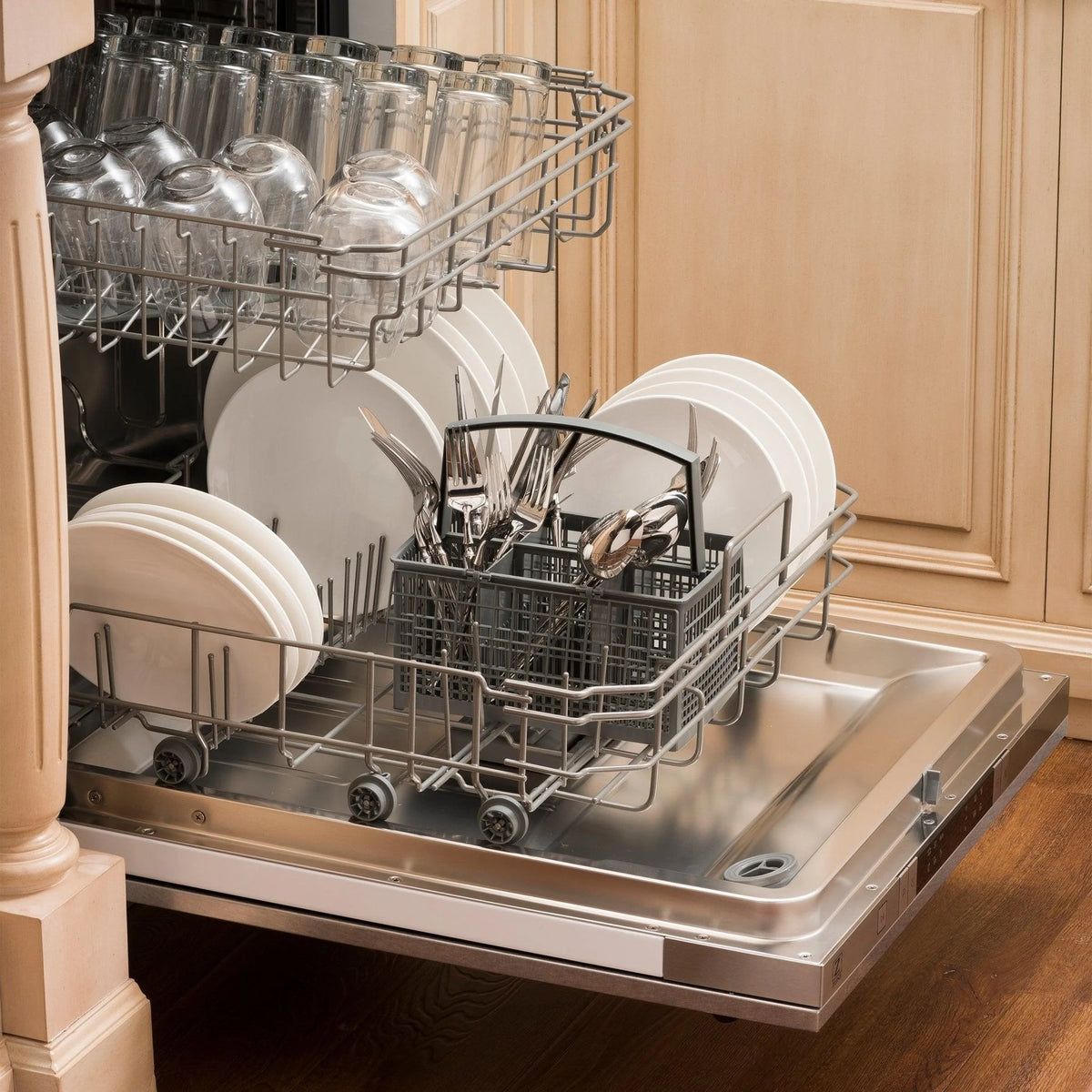 Zline Dw-H-24 24" Wide 20 Place Setting Energy Star Rated Built-In Top Control Dishwasher