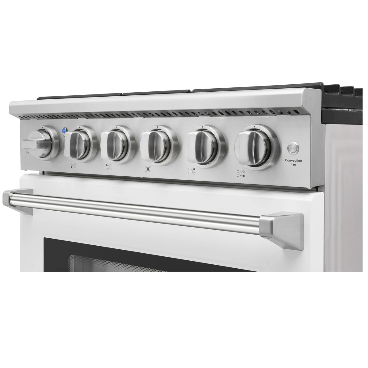 KOSTCH 30-in 5 burners 4.55-cu ft Convection Oven Freestanding Liquid Propane Gas Range ( Stainless steel )