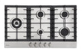 Rangaire RCG341S 34" Gas Cooktop - Stainless Steel, Sealed Burners, Cast Iron Grates, Die Cast Metal Burner Controls