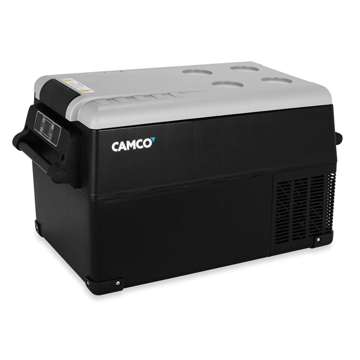 Camco Mobile App control Portable Refrigerator with 7-foot AC adapter Plastic/Polymer Black, 28lb