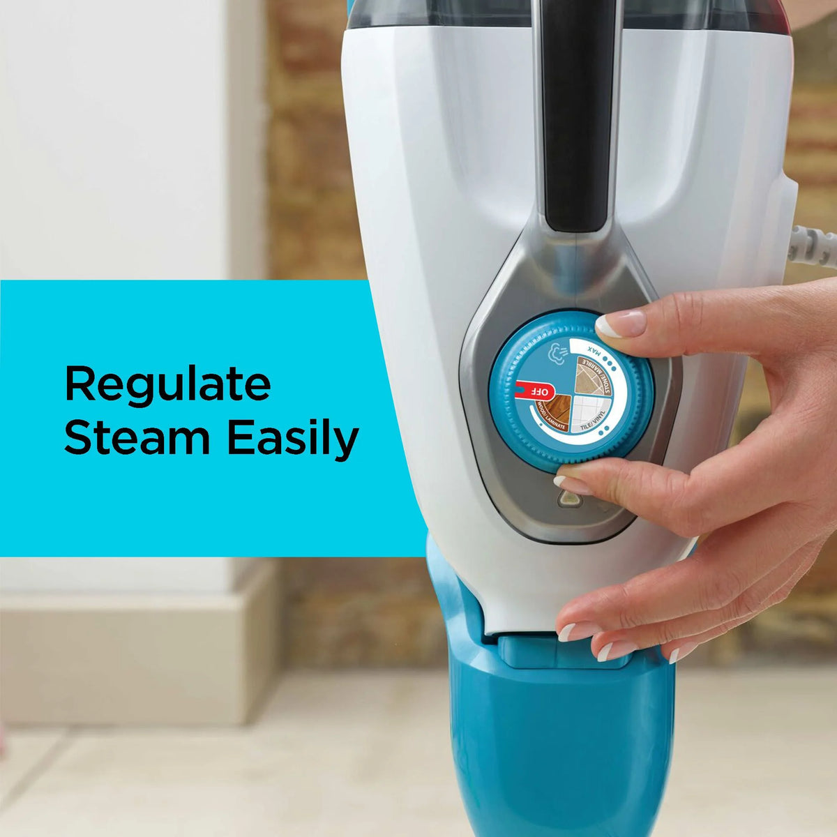 BLACK+DECKER Steam-Mop & Portable Steamer, 5-in-1, Corded, Convertible to Handheld, HSMC1321