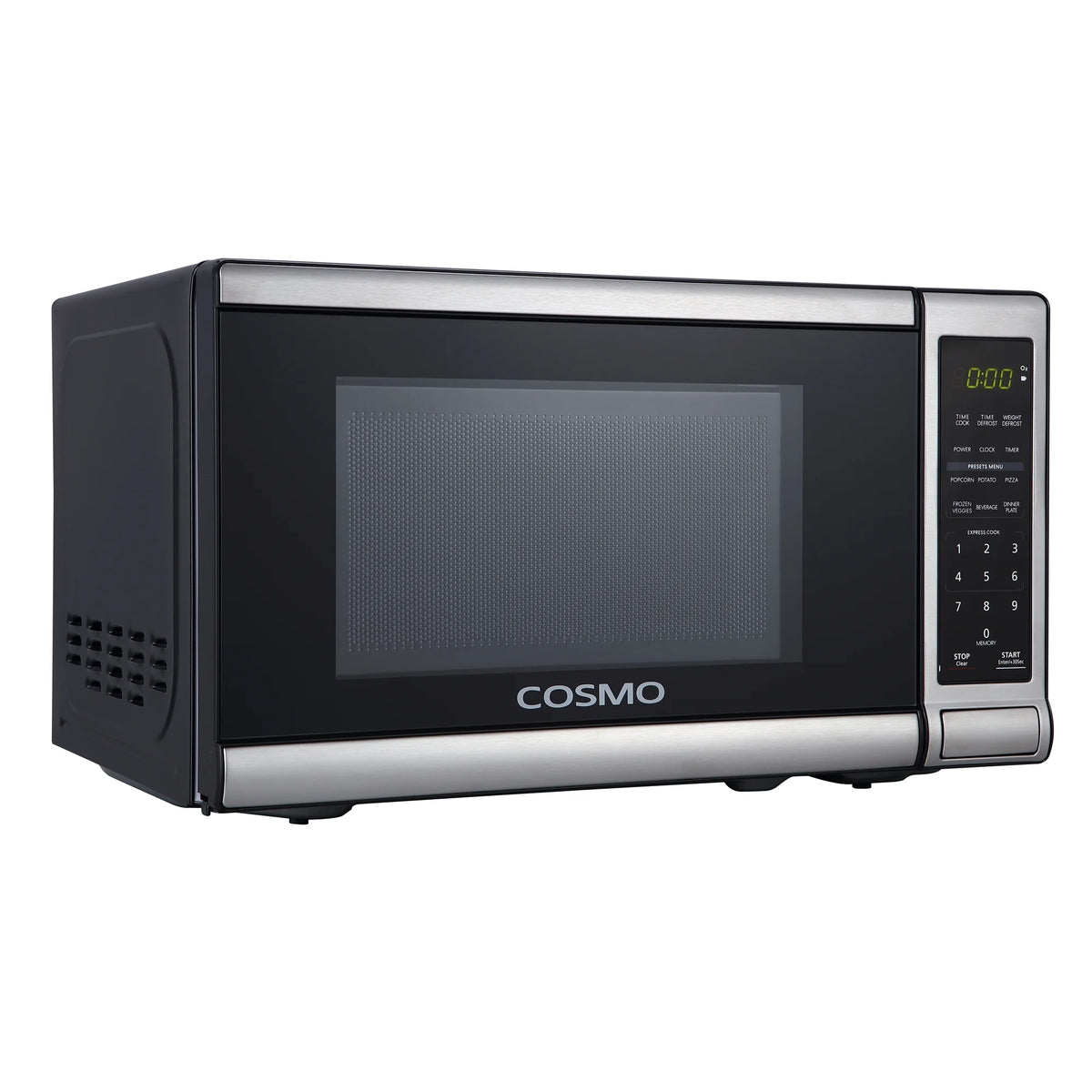 Cosmo 5 Piece Kitchen Appliance Package With 36" Electric Cooktop 24" Single Electric Wall Oven 17.3" Countertop Microwave French Door Refrigerator & 24" Built-in Fully Integrated Dishwasher