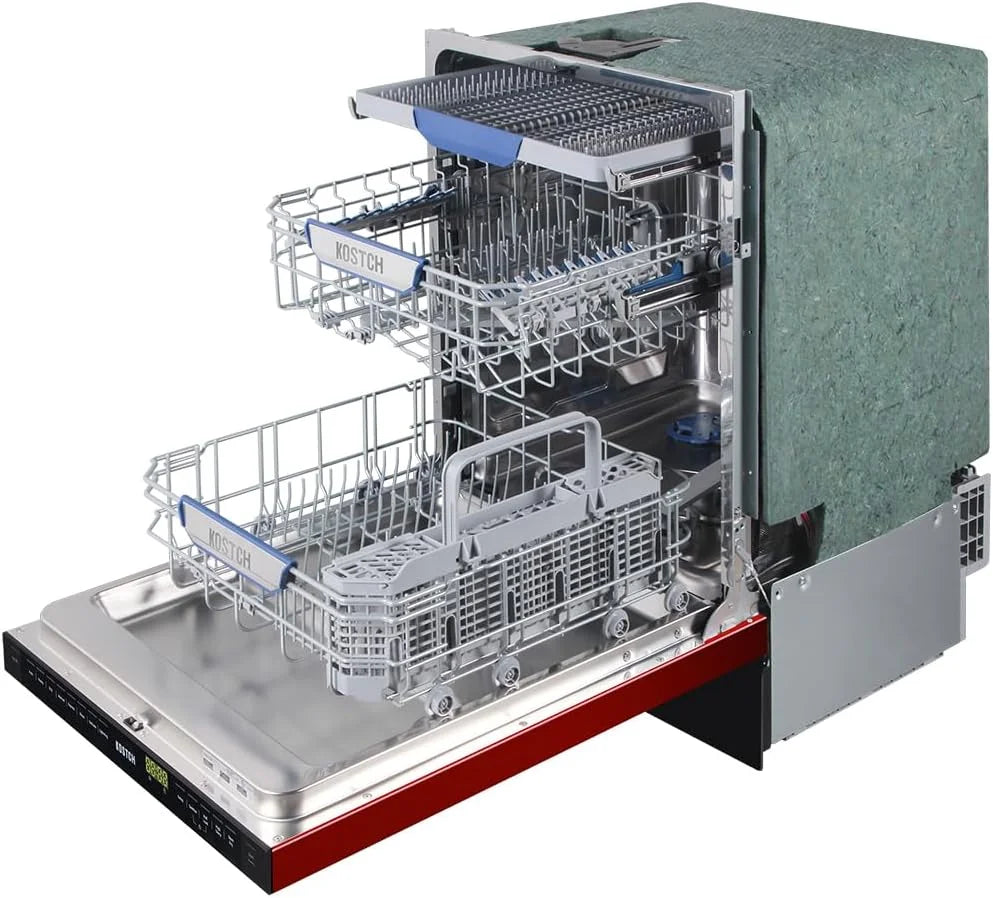 Large Capacity 24 inch Top Control Built-In Dishwasher with Third Rack �C ENERGY STAR Certified, 47-dBA Ultra-Quiet, Stainless Steel (Stainless Steel)