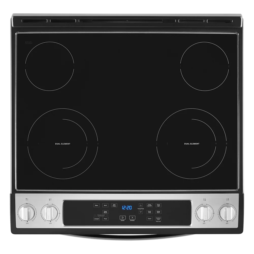 WHIRLPOOL WEE515S0LB slide in electric range