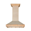 ZLINE 30 in. Unfinished Wooden Wall Mount Range Hood - Includes Motor