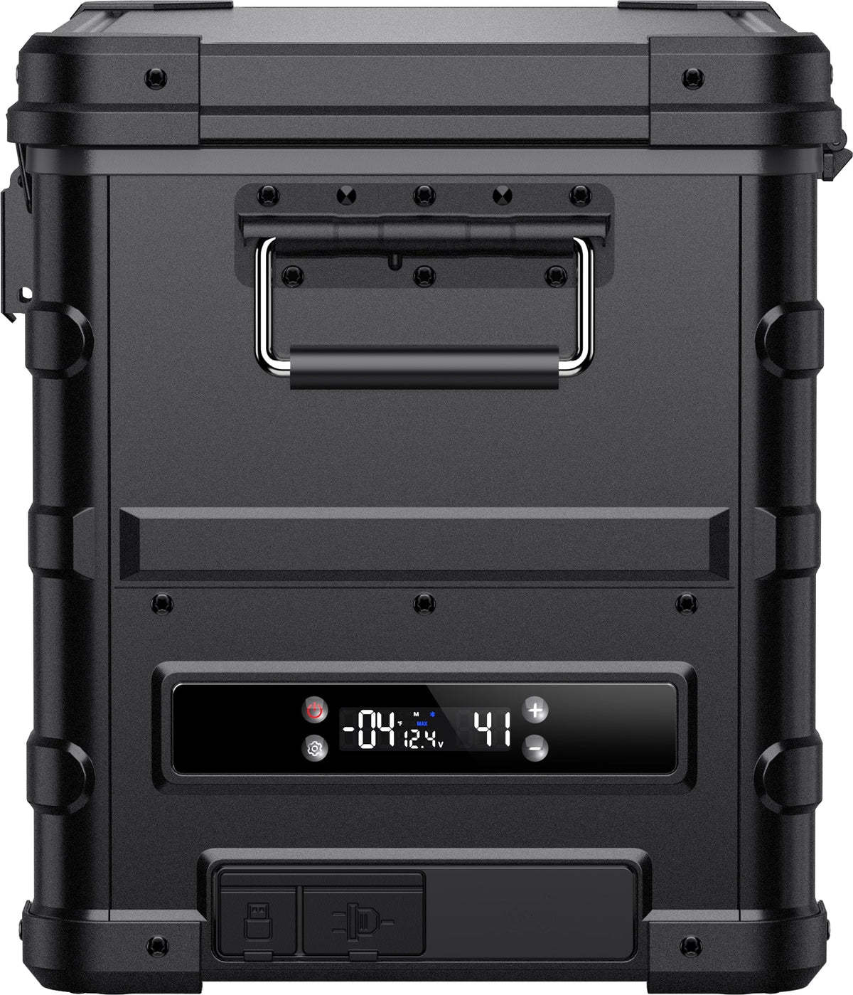 APL35 Aluminum Dual Zone 37QT Portable Cooler Black