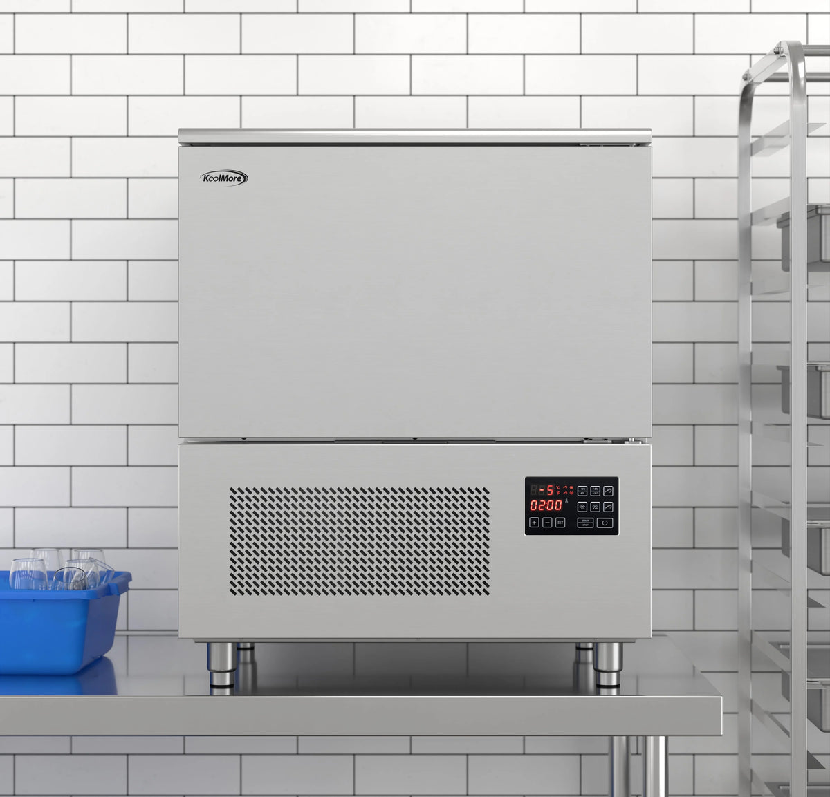 Commercial 10 Pan Reach-in Blast Chiller 88 lbs Rapid Chill / 77 lbs Rapid Freeze
