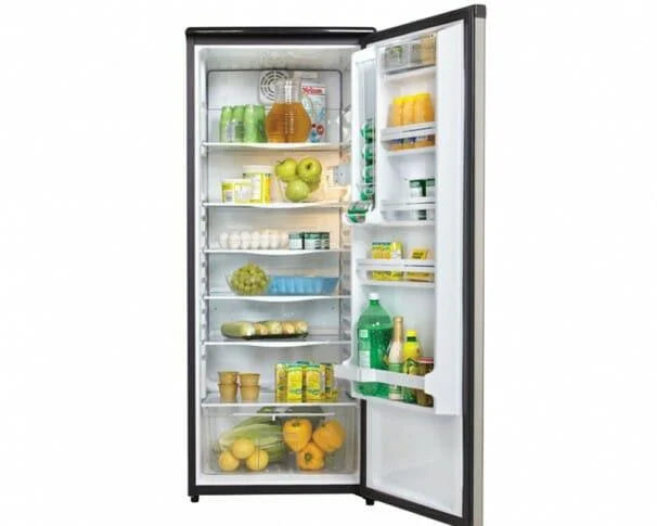 Danby Designer 11 C Ft Automatic Defrost Apartment Refrigerator, Spotless Steel