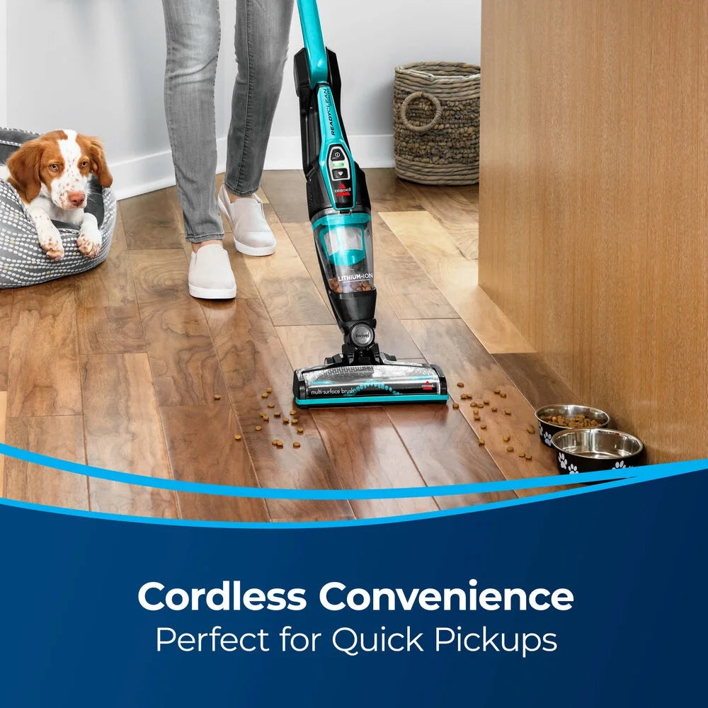 BISSELL PowerLifter Ion Pet Cordless Stick Vacuum, Carpet, Area Rugs, Hard Floor, Upholstery, 2 Way Fold Handle, Freestanding, Removeable Hand Vac, 3191, Purple