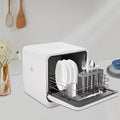 TFCFL Portable Compact Dish Washing Machine Countertop Mini Dishwasher with Water Tank Leak-Proof Air Dry