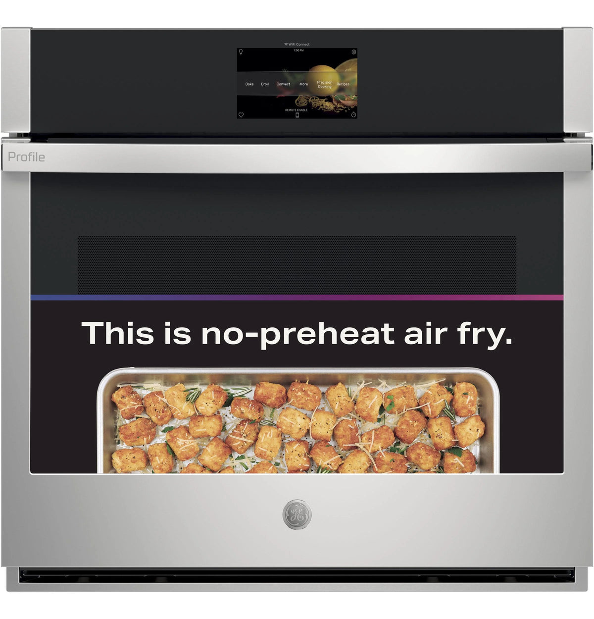 Ge Profile Pts7000 Profile 30" Wide 5 Cu. Ft. Single Electric Oven - Stainless Steel
