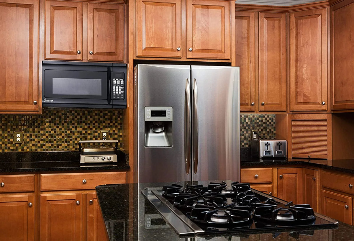 Impecca OM-1600W 30" Over the Range Microwave with 1.6 cu. ft. Capacity; 1000 Watts Cooking Power; 300 CFM and Child Lock in White