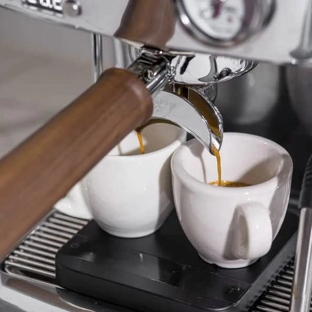 Ascaso Dream PID Programmable Home Espresso Machine w/ Volumetric Controls | 120V | Walnut | Anthracite Gray